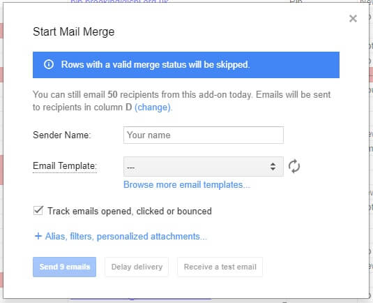 Yet Another Mail Merge in Google Sheets
