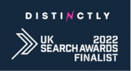 UK Search Awards Finalist 2023